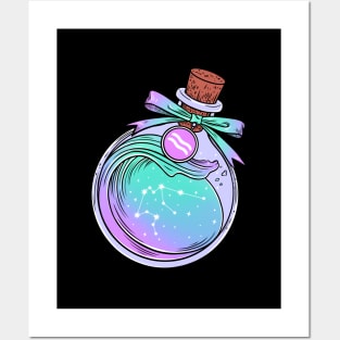 Zodiac Potion. Aquarius Posters and Art